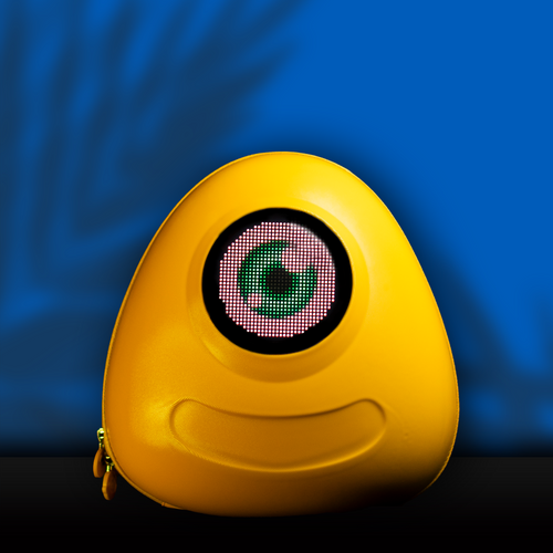 Ghiozdan Copii cu LED - Big Eyes Expresiv